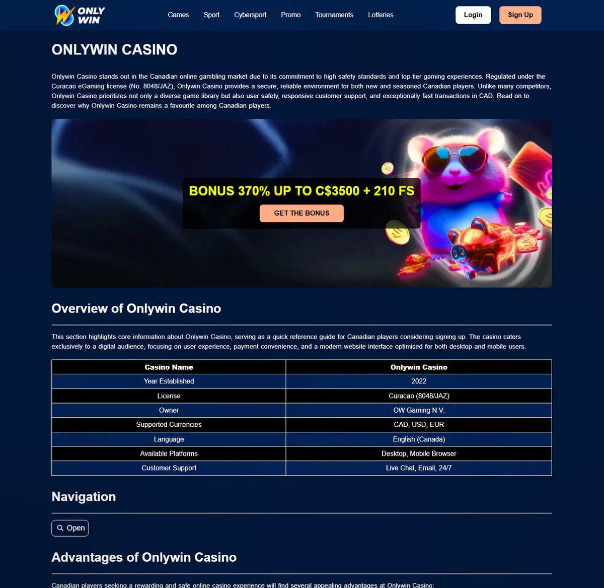 Onlywin Casino